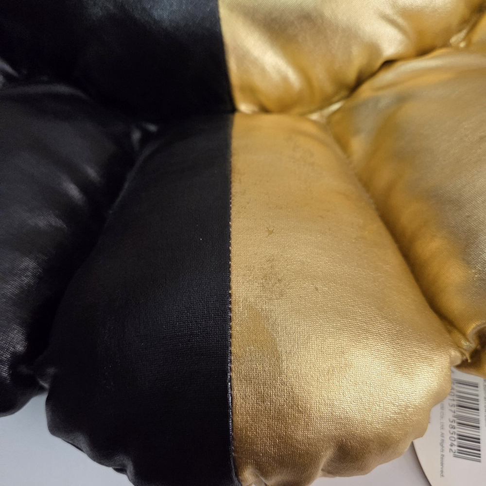 RARE Hikaru x Takashi Murakami Flower Cushion - Black and Gold - 60cm Pillow - Picture 6 of 9